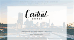 Desktop Screenshot of centralchurchpitt.com